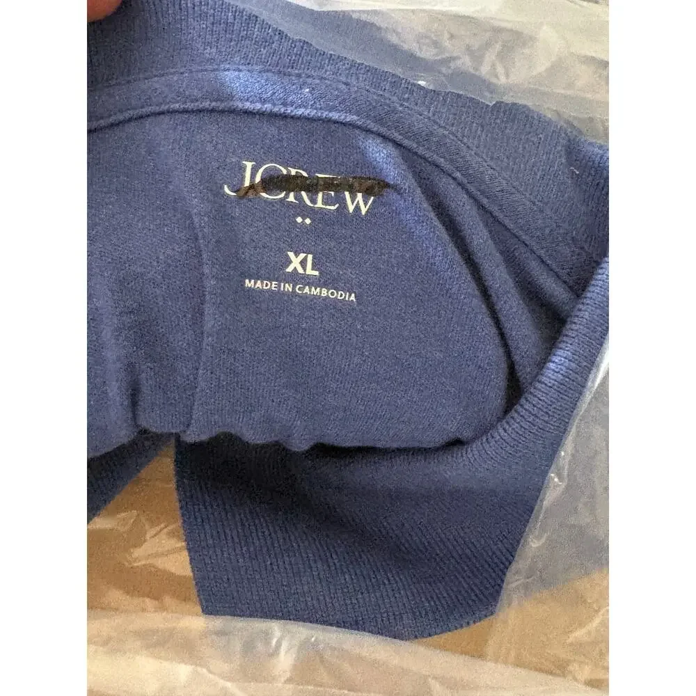 J Crew Mens Soft Touch Polo Shirt XL Regalia Blue NWOT CF933 J.Crew Golf
